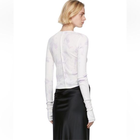 Helmut By Helmut Lang purple cloud dyed Cardigan NWT - Picture 2 of 10